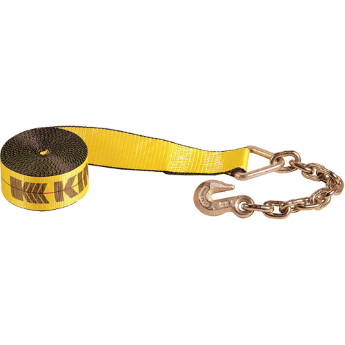Winch Strap with Chain Anchor Ottawa Fastener Supply