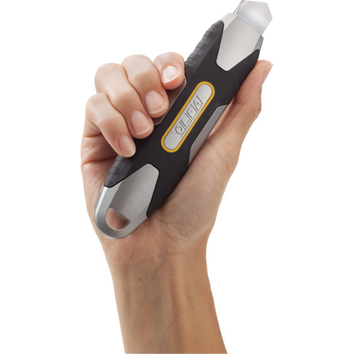 Knife with Auto-Lock, 18 mm, Carbon Steel, Heavy-Duty, Aluminum Handle Ottawa Fastener Supply