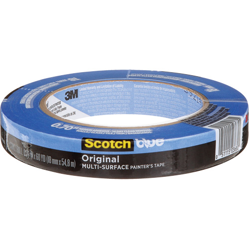 ScotchBlue Original Multi-Surface Painter's Tape 2090, 18 mm (3/4") x 54.8 m (180'), Blue Ottawa Fastener Supply