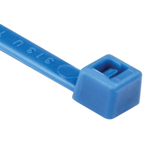 T Series Cable Ties, 8" Long, 50 lbs. Tensile Strength, Blue Ottawa Fastener Supply