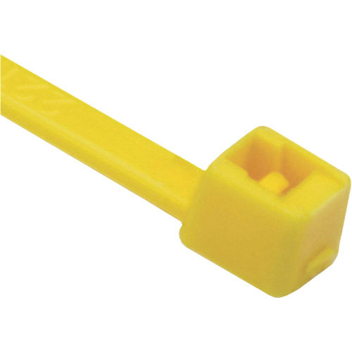 T Series Cable Ties, 8" Long, 50 lbs. Tensile Strength, Yellow Ottawa Fastener Supply