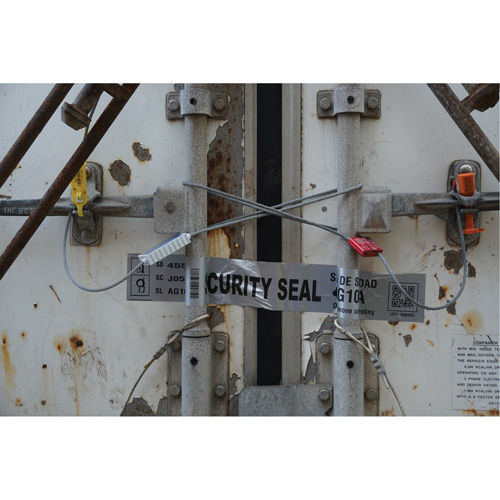 High Security Security Seal, 12", Metal, Cable Seal Ottawa Fastener Supply