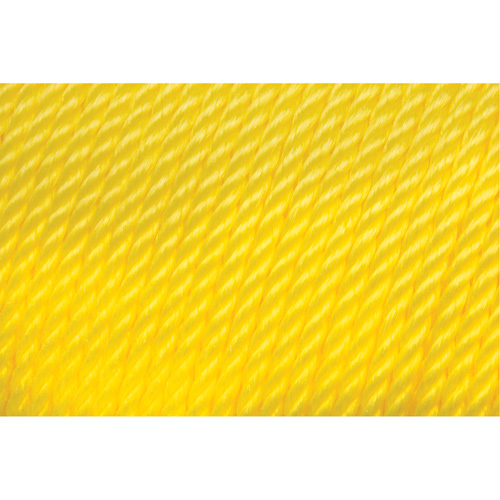 1/4" Braided Yellow Rope, Polypropylene, 1300' Ottawa Fastener Supply