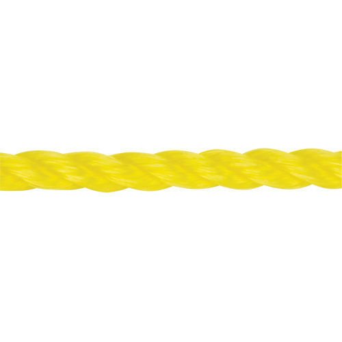 Corde jaune tress&eacute;e 3/8", Polypropyl&egrave;ne, 630' Ottawa Fastener Supply