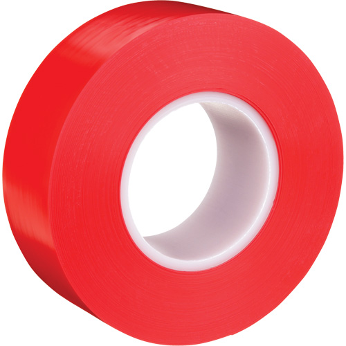 Durable Floor Marking Tape 971, 2" x 108', Vinyl, Red Ottawa Fastener Supply