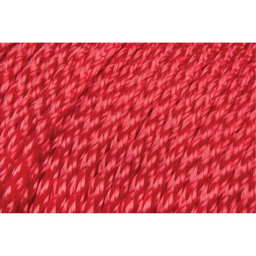 Corde rouge tress&eacute;e, Polypropyl&egrave;ne, 500' Ottawa Fastener Supply