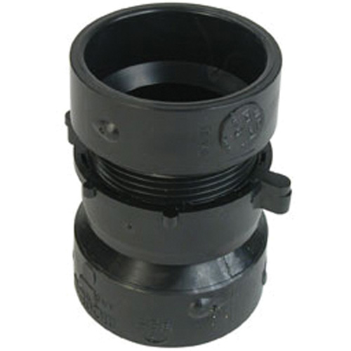 Pipe Union, 1-1/2", Plastic, Hub x Hub Ottawa Fastener Supply