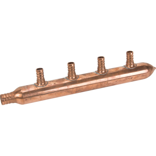 Eight Branch Manifold, 3/4" Dia., Copper Ottawa Fastener Supply