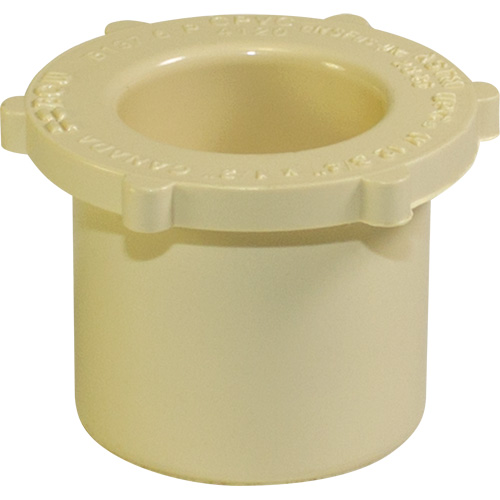 Flowguard Gold&reg; Pipe Bushing, 3/4" x 1/2", Spigot x Hub, CPVC Ottawa Fastener Supply
