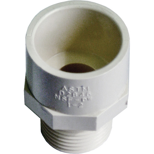 Adaptateur r&eacute;ducteur m&acirc;le, Noeud x MPT, 1/2" x 3/4" dia., PVC-C Ottawa Fastener Supply