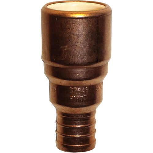 Adaptateur de tuyau, Embout femelle x PEX cannel&eacute;, 3/4" dia., Cuivre/PVC-C Ottawa Fastener Supply