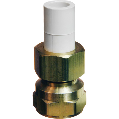Adaptateur de transition, 1/2" dia., Laiton/PVC-C Ottawa Fastener Supply
