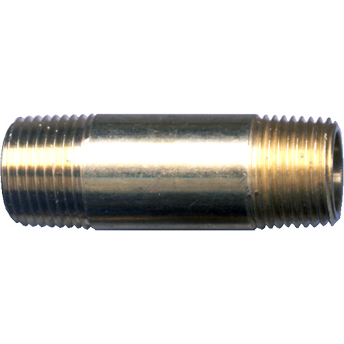 Raccord long, Laiton, 1/4", NPT x NPT Ottawa Fastener Supply