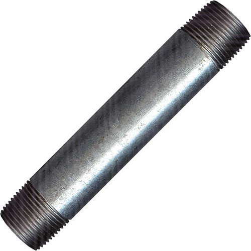 Raccord long, Galvanis&eacute;, 1/2", NPT x NPT Ottawa Fastener Supply