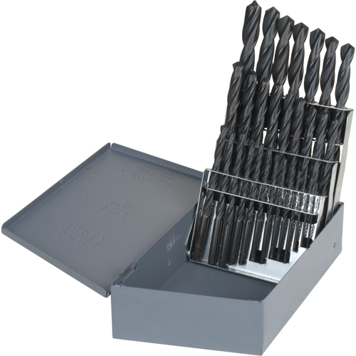Hyper Jobber Length Drill Bit Set, 26 Pieces, High Speed Steel Ottawa Fastener Supply