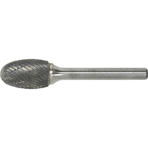 Fraise au carbure dur, SE-1, 1/4" dia., 1/4" Tige, 3/8" Prof. de la coupe Ottawa Fastener Supply