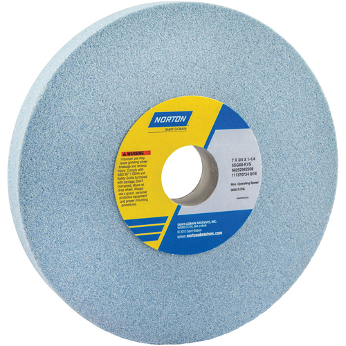 Tool Room Wheel, Type 01, Ceramic Alumina, 7" x 3/4" Ottawa Fastener Supply