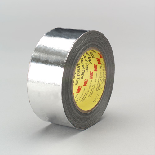 High-Temperature Aluminum Foil/Glass Cloth Tape, 12 mm (1/2") W x 33 m (108') L Ottawa Fastener Supply