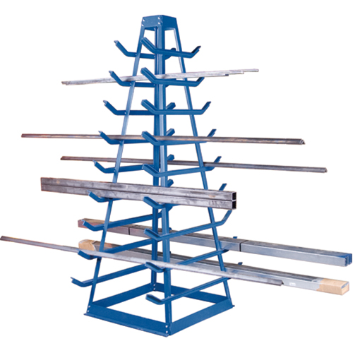 Supports pour tuyaux - Rangement horizontal, Horizontal, 9 Niveaux, 18" la x 40" p x 84" h, 1800 lb Cap. Ottawa Fastener Supply