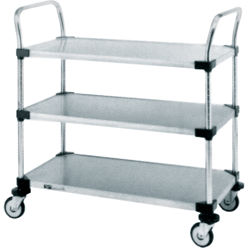 Chariots utilitaires pour service r&eacute;gulier, 3 Tiers, 24" la x 39" h x 24" p, Capacit&eacute; 500 lb Ottawa Fastener Supply