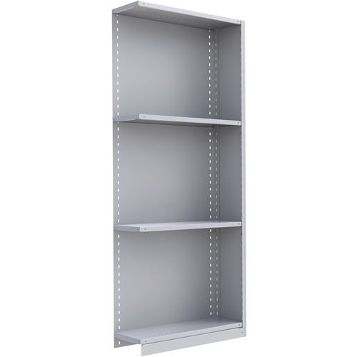 Interlok Shelving Unit, Steel, Boltless, 800 lbs. Capacity, 36" W x 88" H x 24" D Ottawa Fastener Supply
