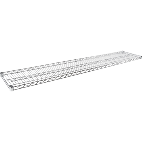 Tablette en treillis pour &eacute;tag&egrave;re robuste en treillis chromat&eacute;, 60" la x 14" p, Capacit&eacute; de 600 lb Ottawa Fastener Supply