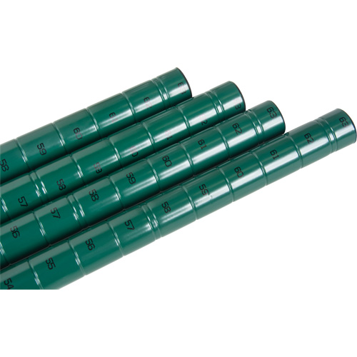 Heavy-Duty Green Epoxy Finish Wire Shelving Post Ottawa Fastener Supply