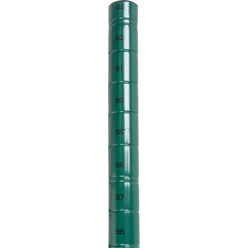 Heavy-Duty Green Epoxy Finish Wire Shelving Post Ottawa Fastener Supply