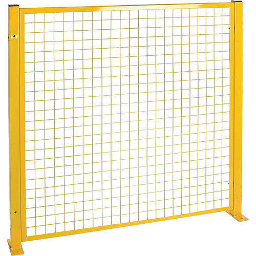 Protecteur de p&eacute;rim&egrave;tre de style treillis, 4' h x 4' la, Jaune Ottawa Fastener Supply