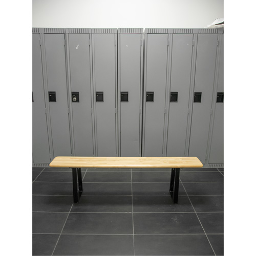 Banc pour vestiaire, Bois, 48" lo x 9-1/4" la x 16-1/2" h Ottawa Fastener Supply