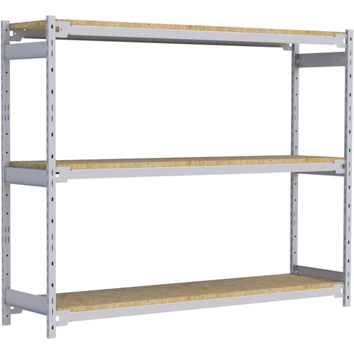 &eacute;tag&egrave;re-classeur de grande largeur, Acier, 3 Tablettes, 72" la x 18" p x 60" h Ottawa Fastener Supply