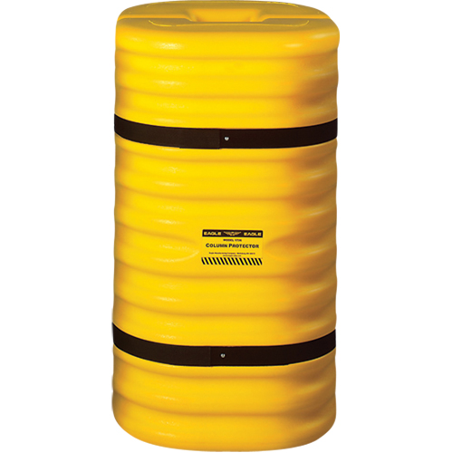 Protecteur de colonne, Ouverture int&eacute;rieure 10" x 10"/10" x 10", 24" lo x 24" la x 42" h, Jaune Ottawa Fastener Supply