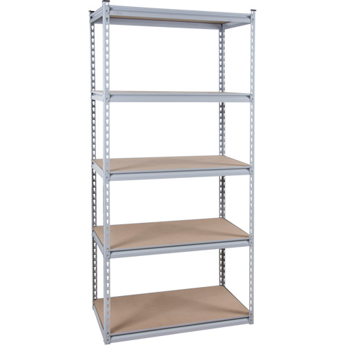 Heavy-Duty Shelving, Steel, Boltless, 1200 lbs. Capacity, 36" W x 72" H x 18" D Ottawa Fastener Supply