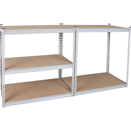 Heavy-Duty Shelving, Steel, Boltless, 1200 lbs. Capacity, 36" W x 72" H x 18" D Ottawa Fastener Supply