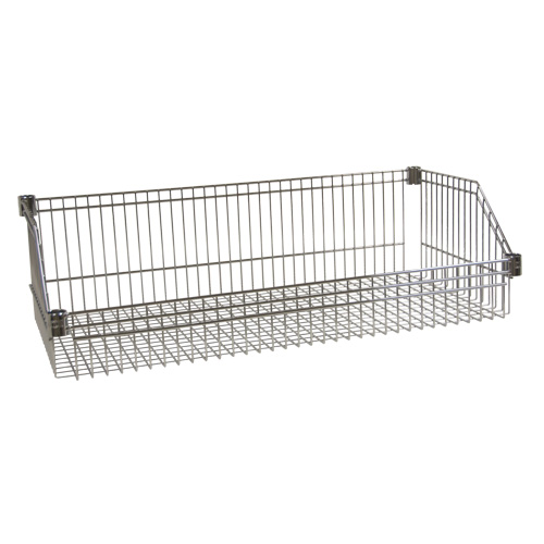 Wire Basket Shelf, 18" W x 36" D, 400 lbs. Capacity Ottawa Fastener Supply
