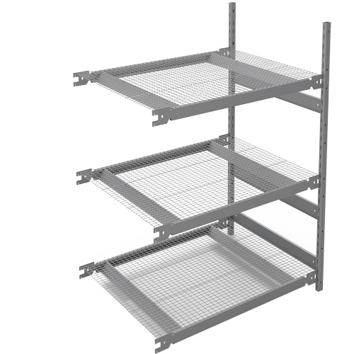 Wide Span Storage Shelving, Steel, Boltless, 1340 lbs. Capacity, 42" W x 60" H x 32" D Ottawa Fastener Supply