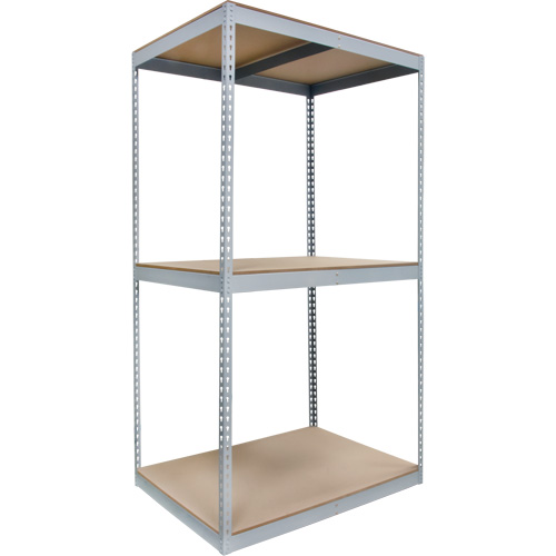 Heavy-Duty Shelving, Steel, Boltless, 750 lbs. Capacity, 72" W x 84" H x 24" D Ottawa Fastener Supply