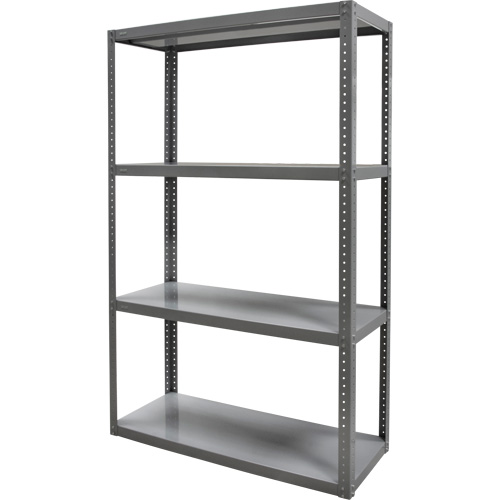 Heavy-Duty Shelving, Steel, Bolted, 3000 lbs. Capacity, 36" W x 72" H x 18" D Ottawa Fastener Supply