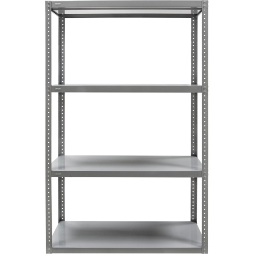 Heavy-Duty Shelving, Steel, Bolted, 3000 lbs. Capacity, 36" W x 72" H x 18" D Ottawa Fastener Supply