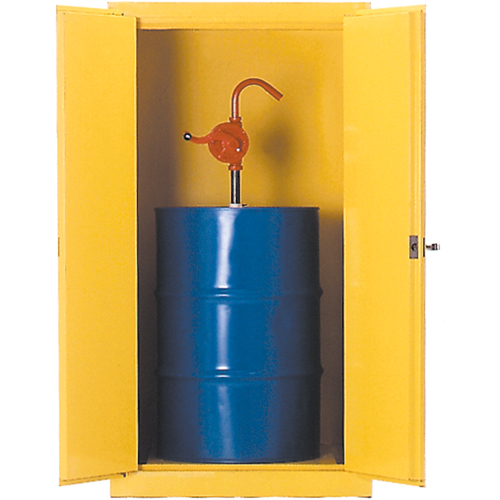 Drum Safety Cabinets, 55 US gal. Cap., Yellow Ottawa Fastener Supply