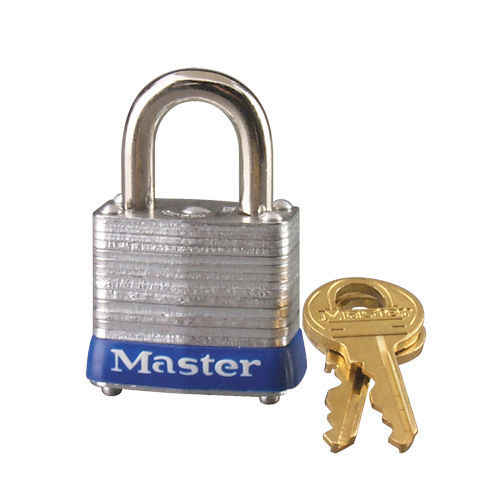 Pin Tumbler Padlock, Keyed Alike, Laminated Steel, 1-9/16" Width Ottawa Fastener Supply