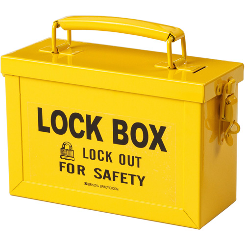 Group Lock Box, Yellow Ottawa Fastener Supply