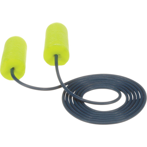 E-A-Rsoft Metal Detectable Earplugs, Corded, Regular, Bulk - Polybag, 32 NRR dB Ottawa Fastener Supply
