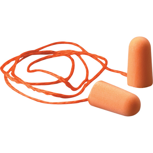 E-A-R Foam Earplugs, Pair - Polybag, Corded Ottawa Fastener Supply