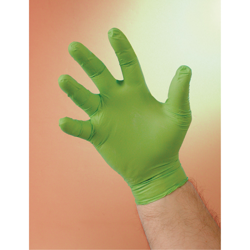 N-Dex&reg; Gloves, Small, Nitrile, 4-mil, Powder-Free, Green Ottawa Fastener Supply