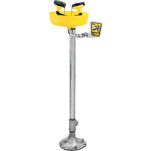 Eyewash Station, Pedestal Installation, Plastic Bowl Ottawa Fastener Supply