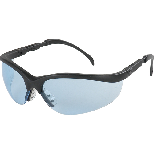 Lunettes de s&eacute;curit&eacute; Klondike, Lentille Bleu p&acirc;le, Anti-&eacute;gratignures, R&eacute;pond ou surpasse la norme CSA Z94.3 Ottawa Fastener Supply