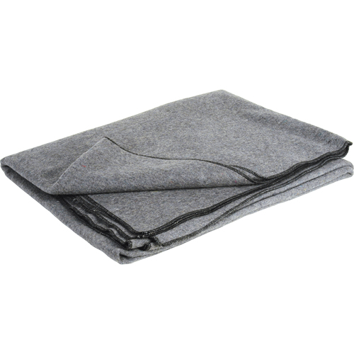 Flame-Resistant Wool Blanket, Wool, 84"L x 66"W Ottawa Fastener Supply