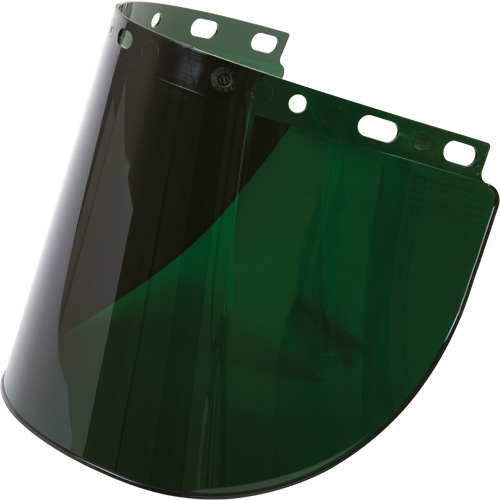 High Performance&reg; Faceshield, Propionate, Green Tint Ottawa Fastener Supply