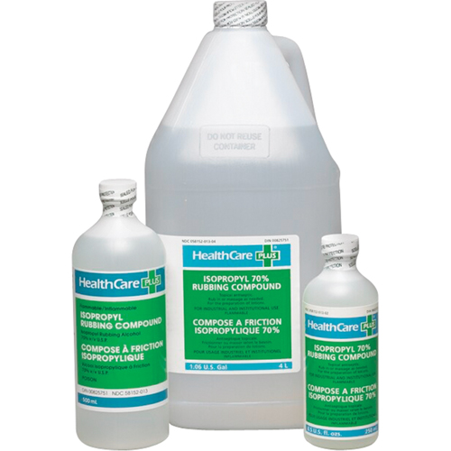 Isopropyl Rubbing Alcohol, Liquid, Antiseptic Ottawa Fastener Supply